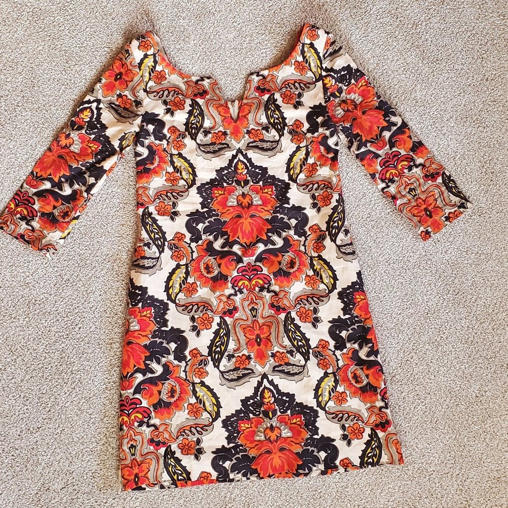 J Crew Linen Shift Dress